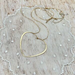 Artisan Gold Fill Heart Necklace